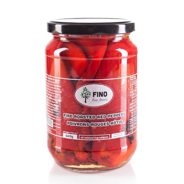 FINO ROASTED RED PEPPERS 720ML - Aurora Importing