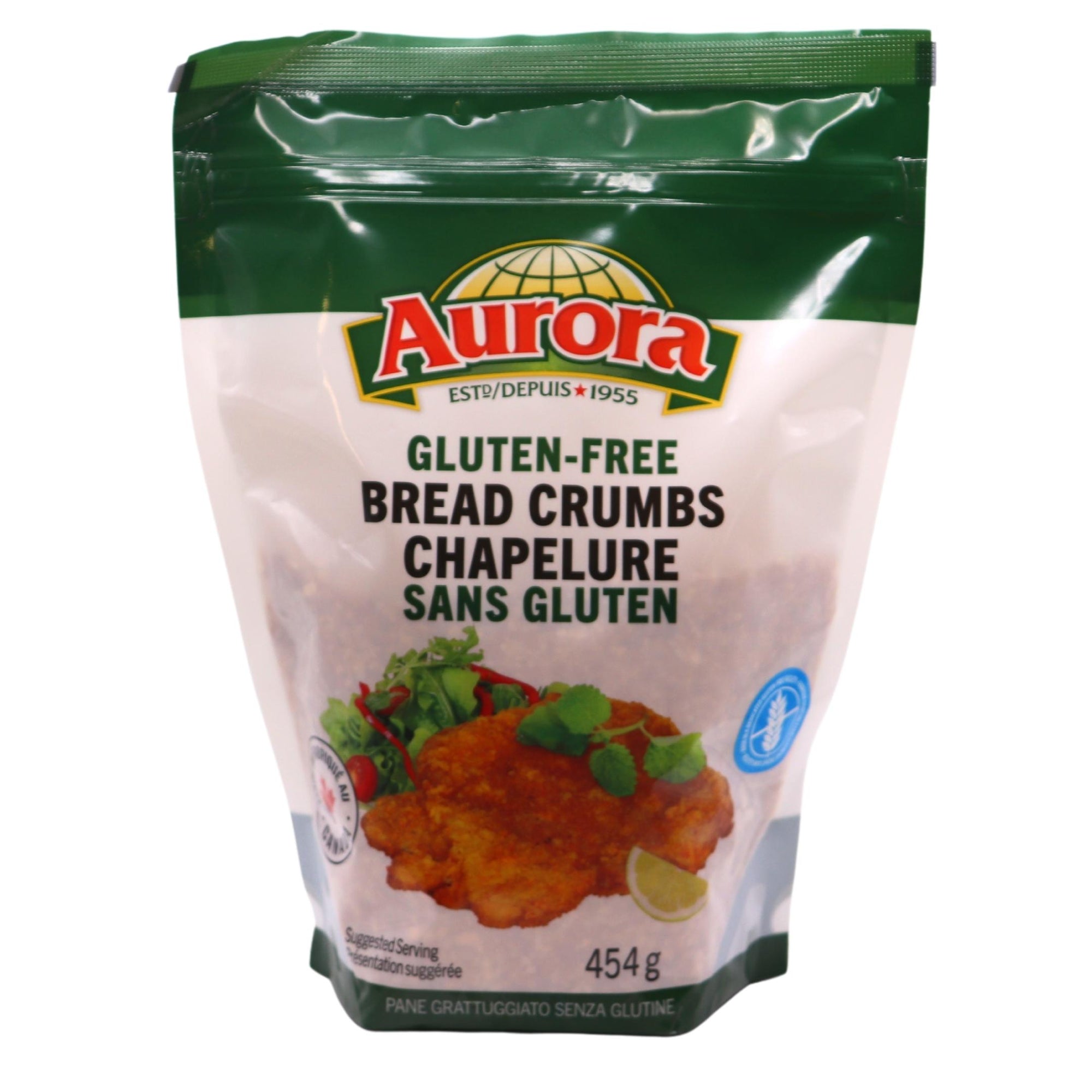 AURORA BREAD CRUMBS GLUTFREE 454G