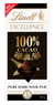 LINDT EXCELLENCE 100% CACAO 50G