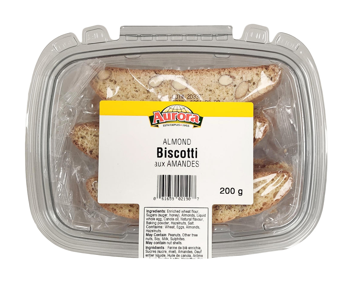 AURORA ALMOND BISCOTTI 200G