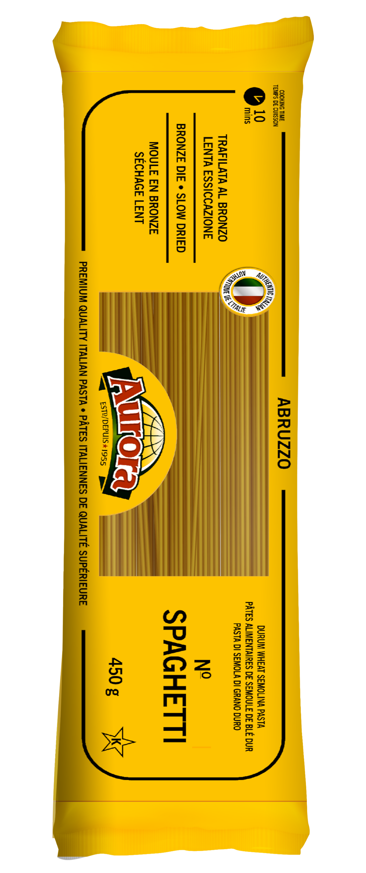 AURORA PASTA SPAGHETTI 450GR