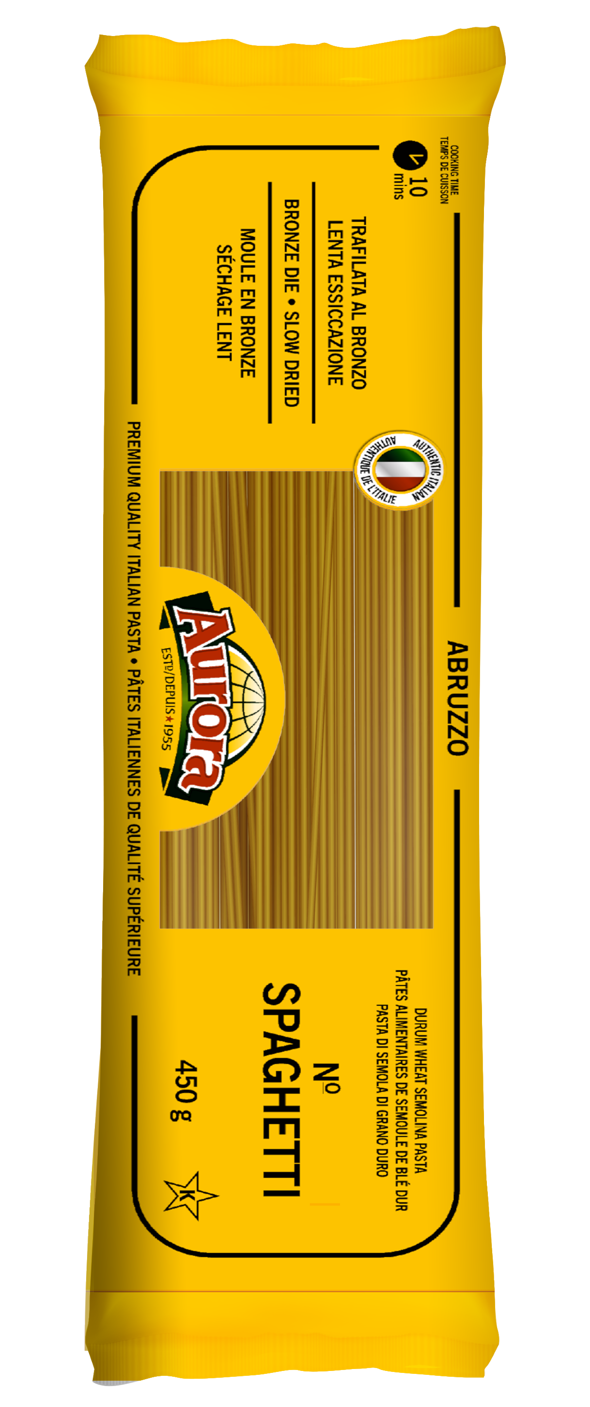 AURORA PASTA SPAGHETTI 450GR