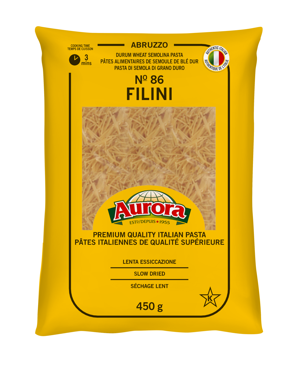 AURORA PASTA FILINI 450GR