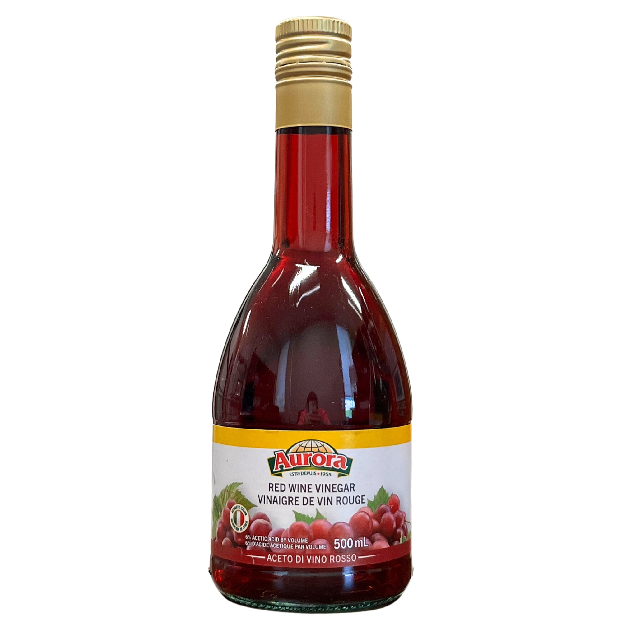 AURORA WINE VINEGAR RED 500ML