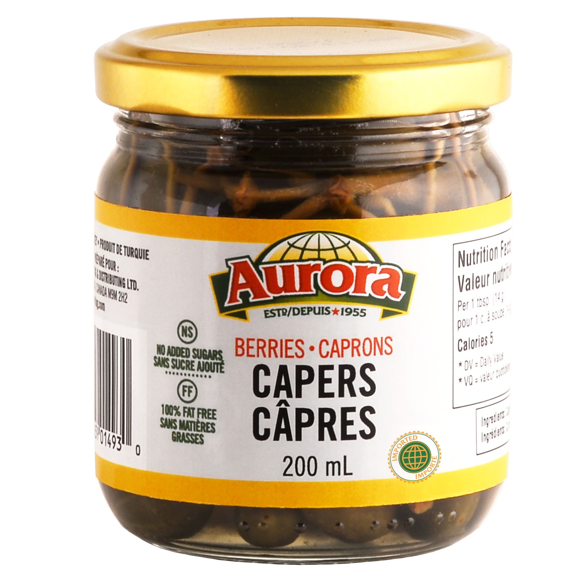 AURORA CAPER BERRIES 200ML