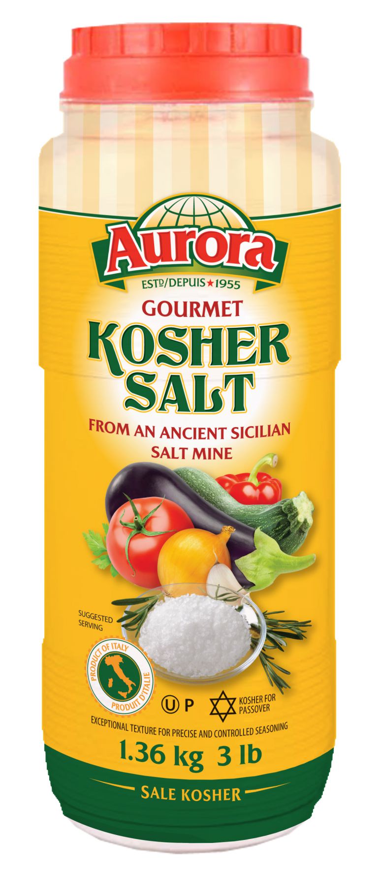 AURORA KOSHER SALT 1.36KG