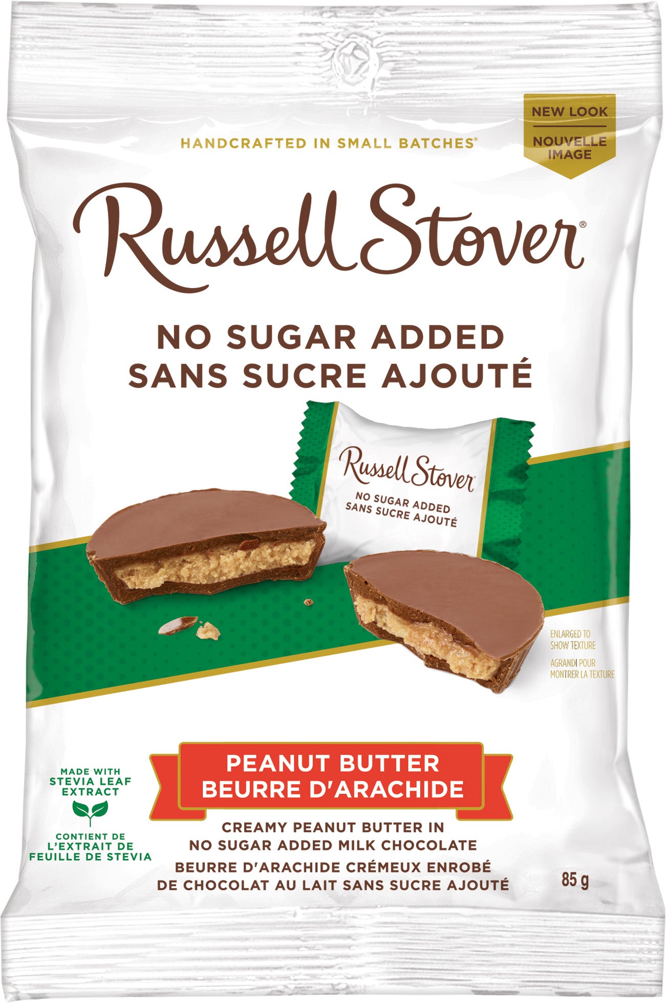 RUSSELL STOVER NSA PEANUT BUTTER CUPS 85G