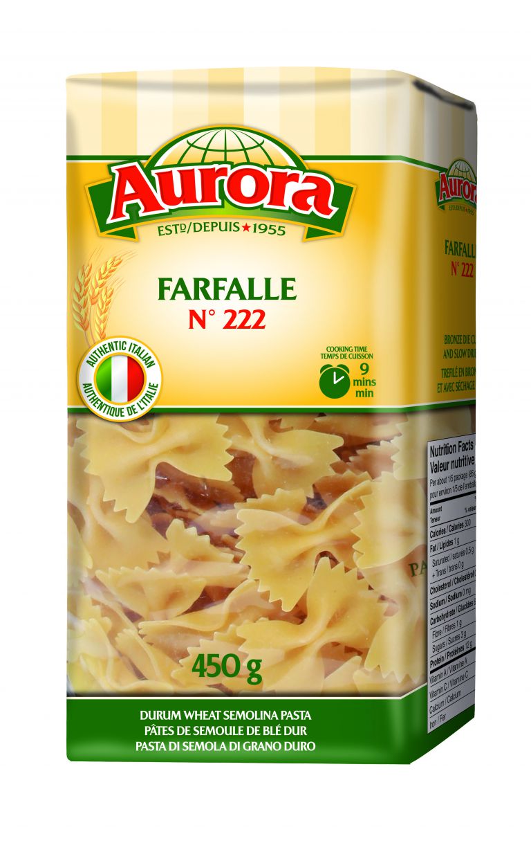 AURORA PASTA FARFALLE 450GR