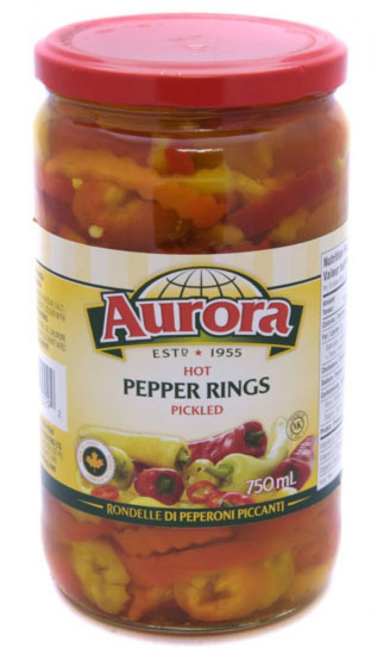 AURORA PEPPER RINGS 750ML