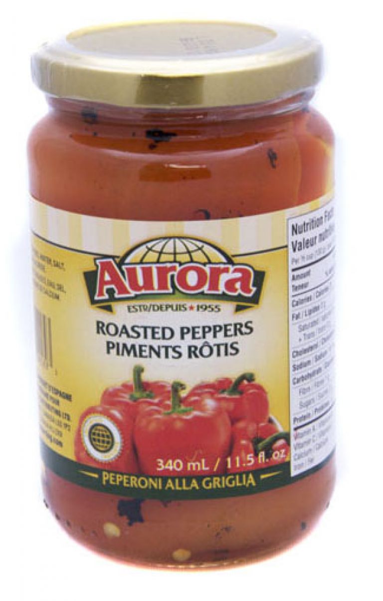 AURORA PEPPERS ROASTED RED 340ML